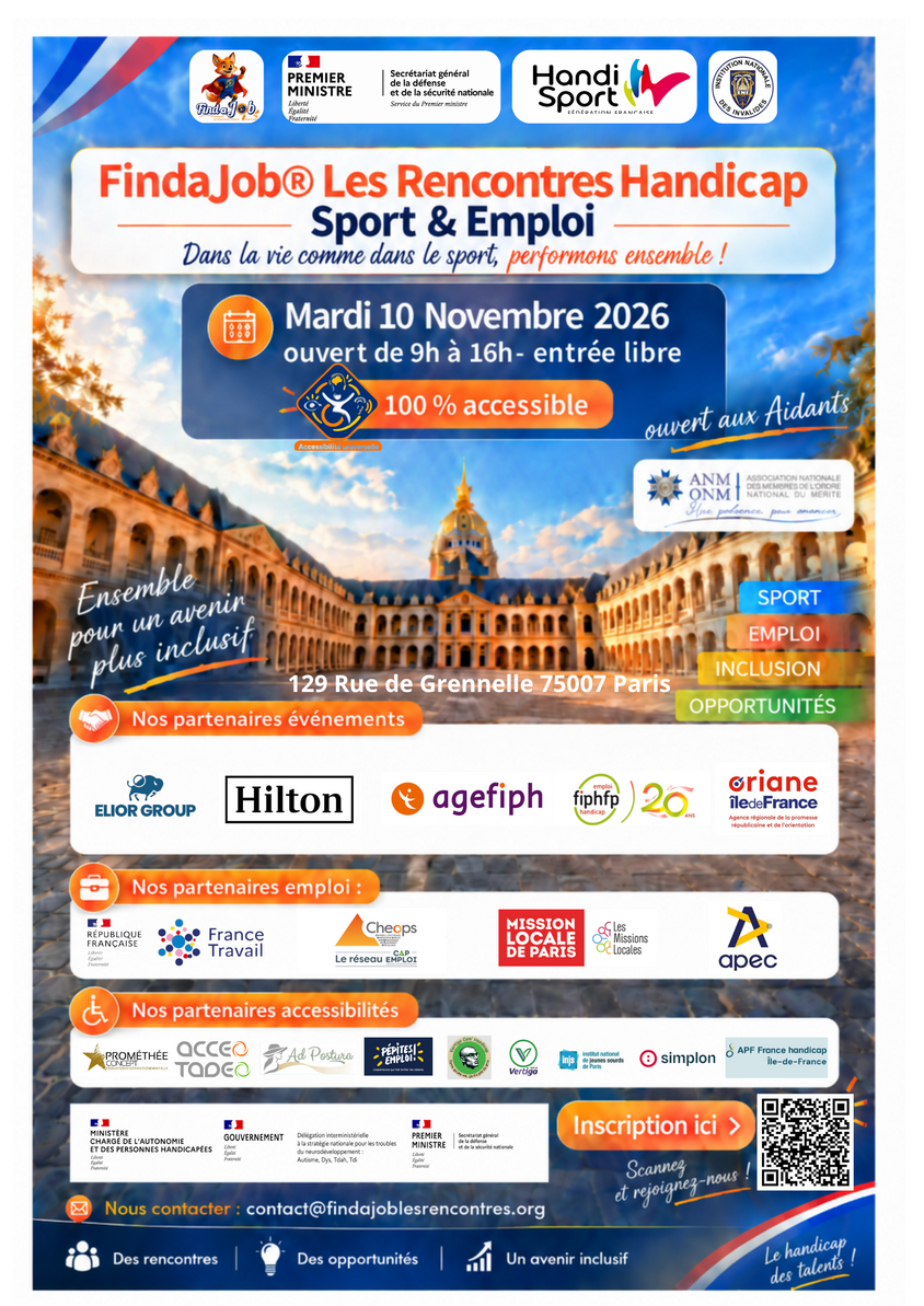 Affiche de l'ensemble des partenaires de l'évènement