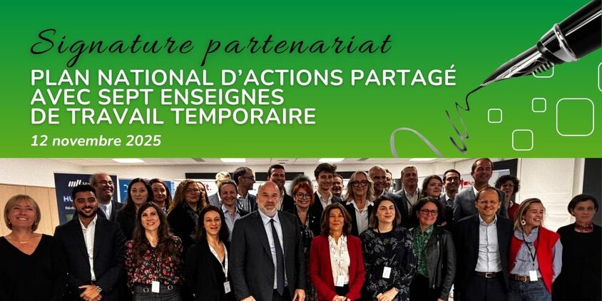 Photo partenaires qui signent le 12 novembre 2025