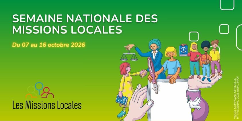 Affiche officielle de la Semaine nationale des Missions locales